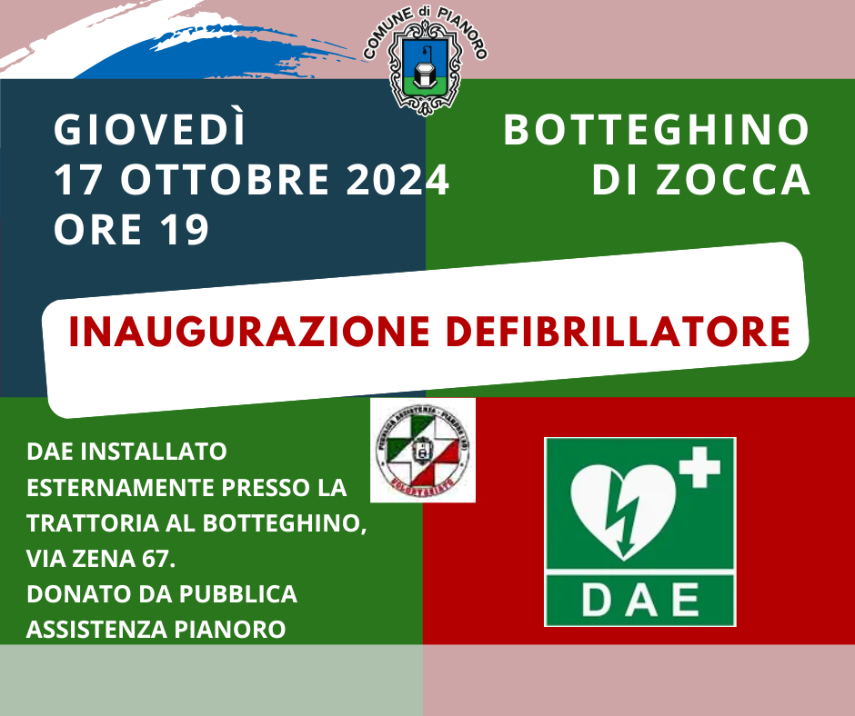 Inaugurazione Defibrillatore a Botteghino di Zocca foto 