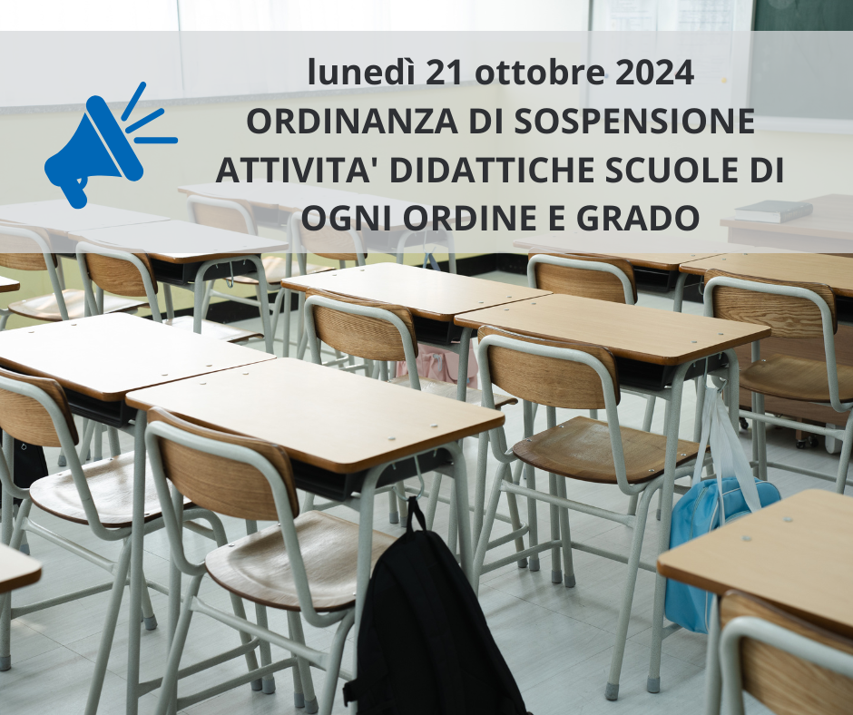 Ordinanza di sospensione attività didattiche foto 
