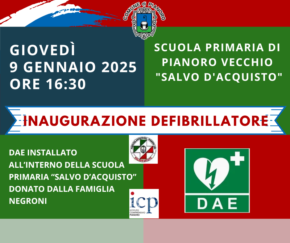 Inaugurazione Defibrillatore presso la scuola primaria Pianoro Vecchio foto 