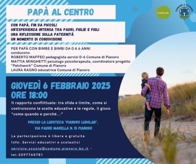 Papà al centro foto 