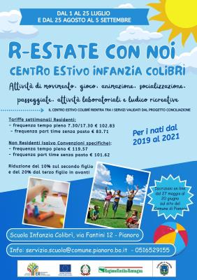 Aperte le iscrizioni centro estivo comunale Colibrì foto 