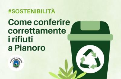 Come conferire correttamente i rifiuti a Pianoro foto 