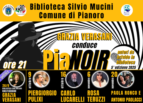 PiaNoir: autori da brivido in Biblioteca foto 
